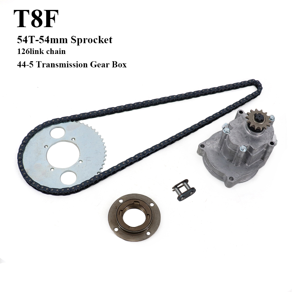 Motorcycle Gear Organizer - Rantai Plat T8F 54T 54mm 54