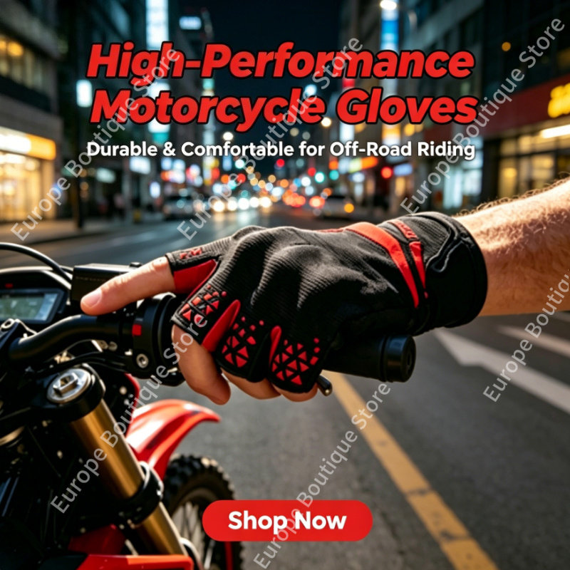 Motorcycle Wearing Gear - Sarung Tangan Sepeda Motor Setengah Jari