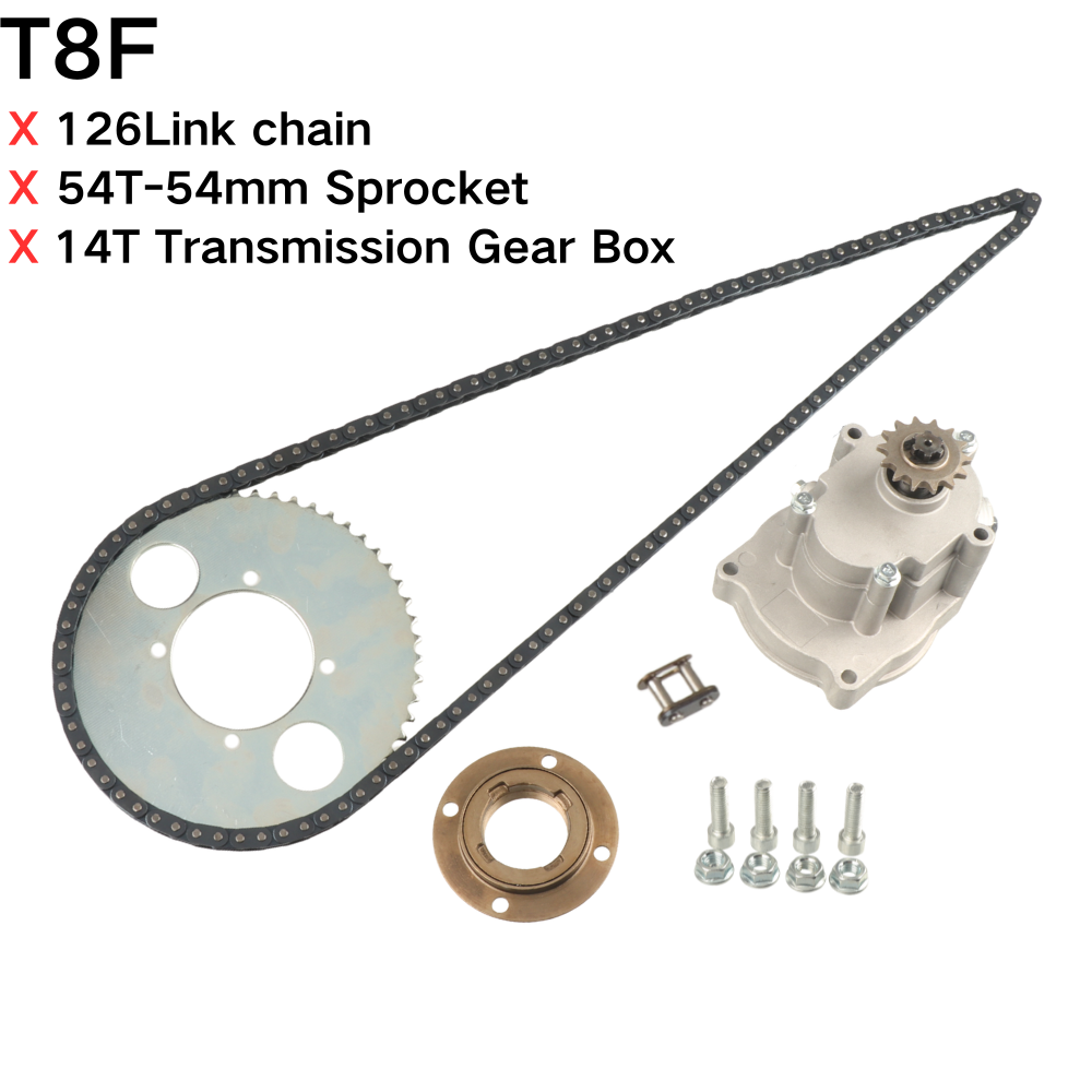 Motorcycle Gear Organizer - T8F 44T/54T 4Bolt Sproket Belakang 126Link
