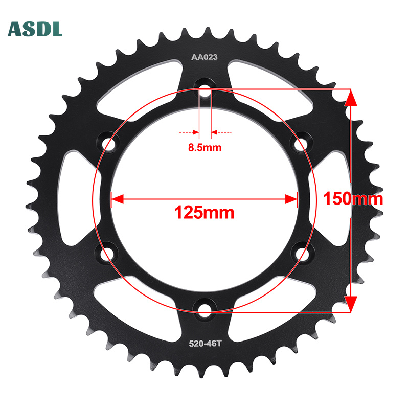 520 Roda Gigi Depan Belakang S - Motorcycle Gear Usa ulasan dan harga