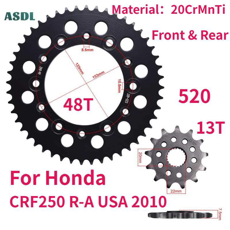 Rantai 520 48T 13T Gigi Sproke - Motorcycle Gear Usa ulasan dan harga