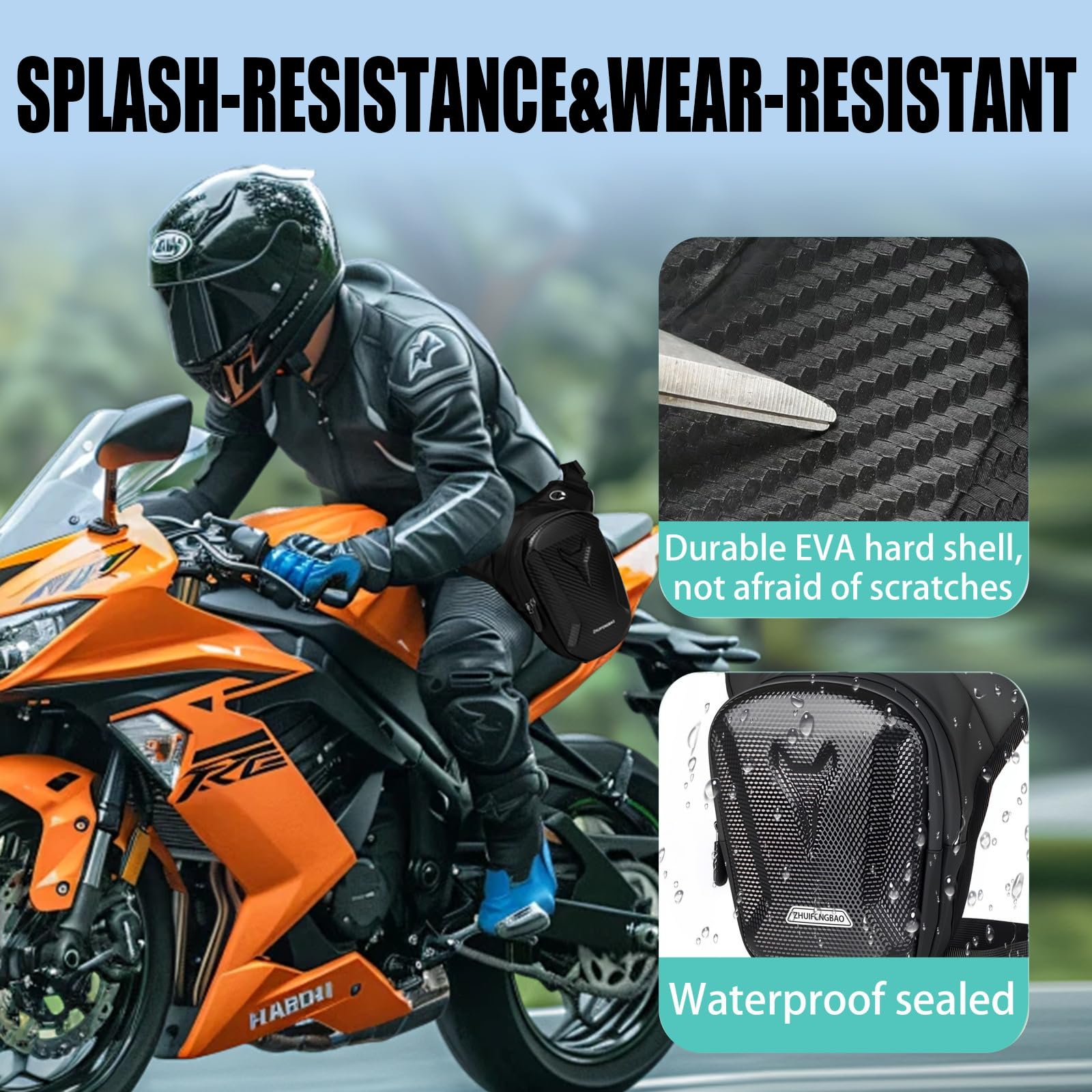 Tas Pinggang Motor Anti Air Mu - Motorcycle Gear Organizer ulasan dan harga