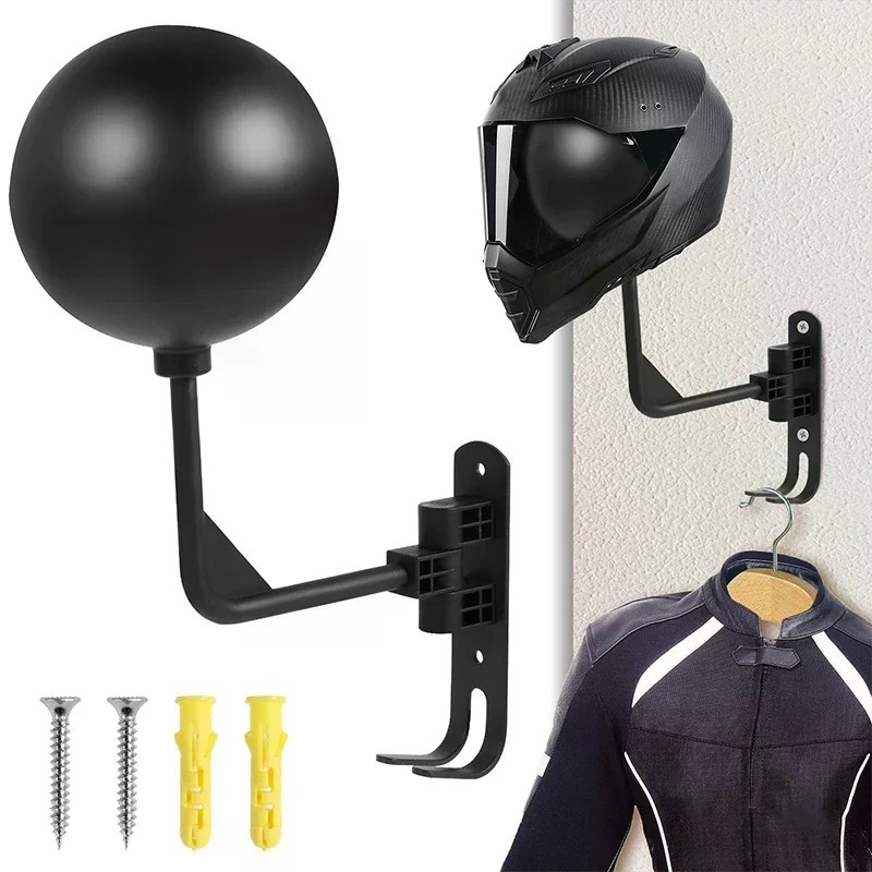 Rak Helm Sepeda Motor Terpasan - Motorcycle Gear Organizer ulasan dan harga