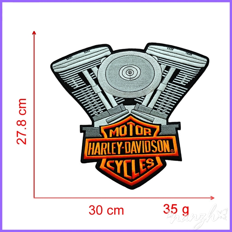 Patch Velcro Dekorasi Bordir M - Motorcycle Gear Organizer ulasan dan harga